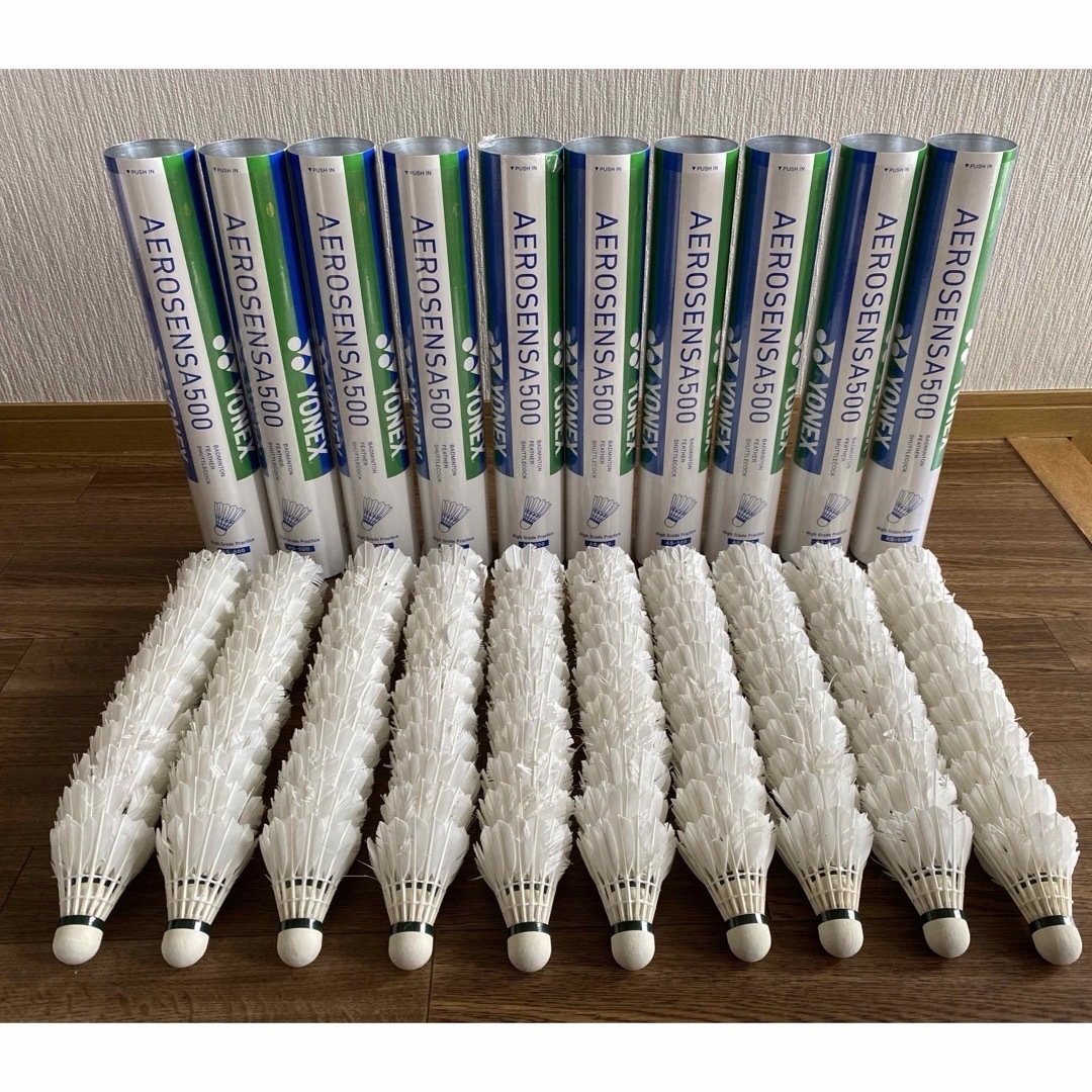YONEX中古シャトル◇ニューオフィシャル+エアロセンサ700 3箱+ YONEX中古シャトル◇ニューオフィシャル+エアロセンサ700 3箱+
