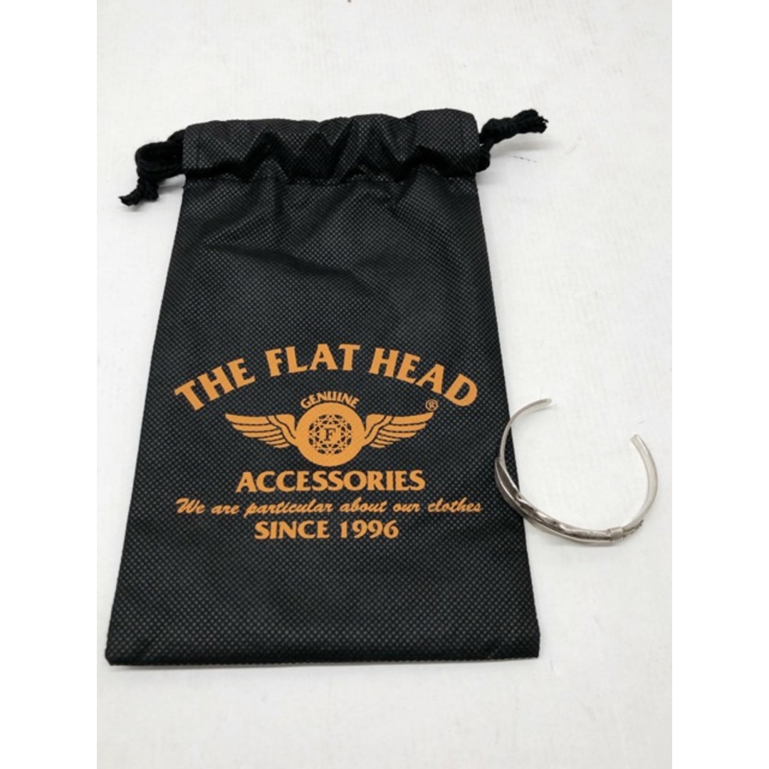 THE FLAT HEAD(ザ フラットヘッド) フェザー シルバー バングル THE FLAT HEAD(ザ フラットヘッド) フェザー シルバー バングル