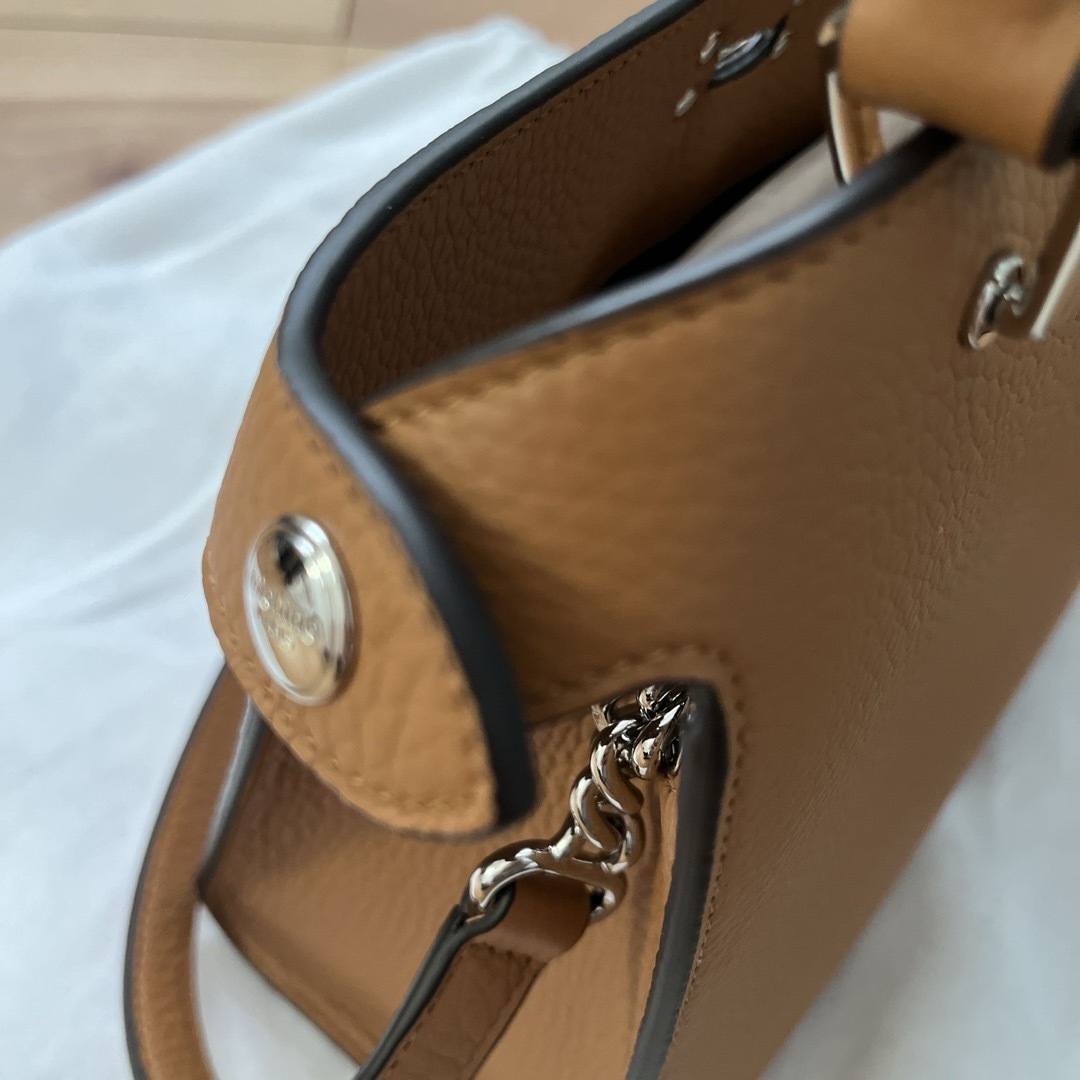 新品】michino paris ルテス ミニ キャメル ミチノパリ バッグ 新品】michino paris ルテス ミニ キャメル ミチノパリ バッグ