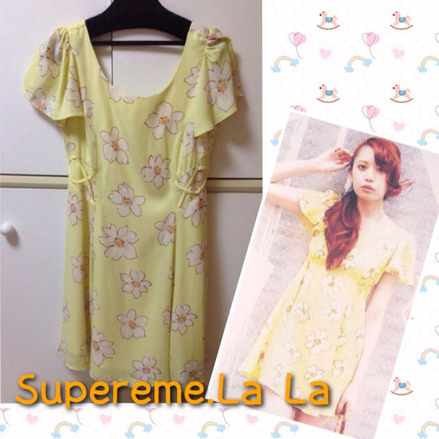 SupremeLaLa♡新品花柄ワンピ