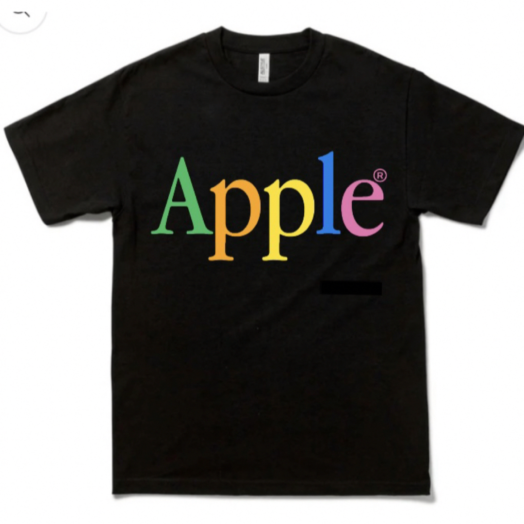 男女兼用 Apple アップルTシャツ(黒)野村訓市、トラビス 男女兼用 Apple アップルTシャツ(黒)野村訓市、トラビス