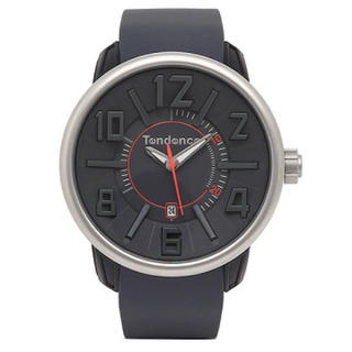 ニクソン(NIXON)のテンデンス  TG730004 ガリバーG-47 ブラック ユニセックス 腕時計(ラバーベルト)
