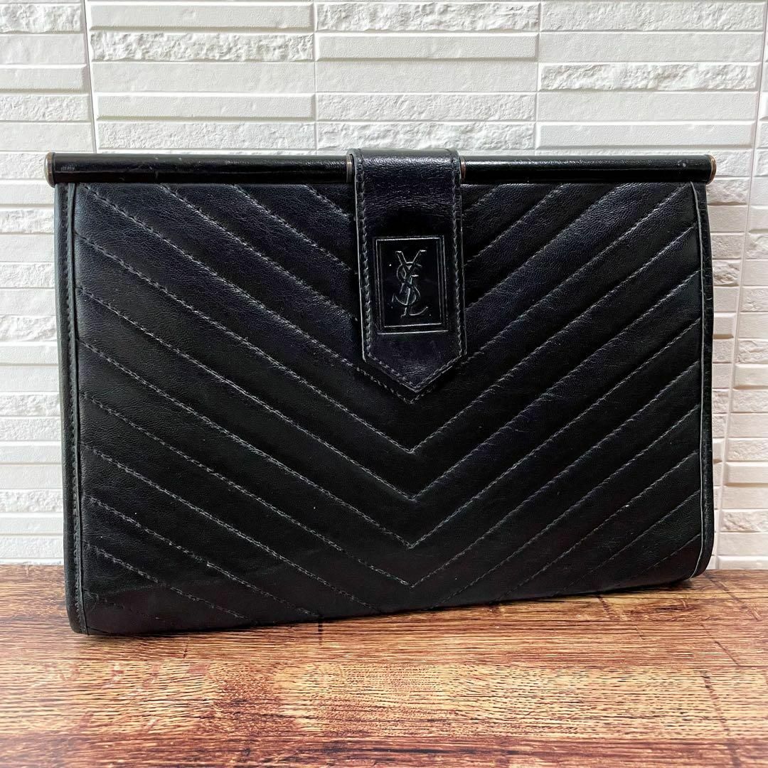 YSL 見当たら イヴサンローラン ヴィンテージ クラッチバッグ YSL 見当たら イヴサンローラン ヴィンテージ クラッチバッグ