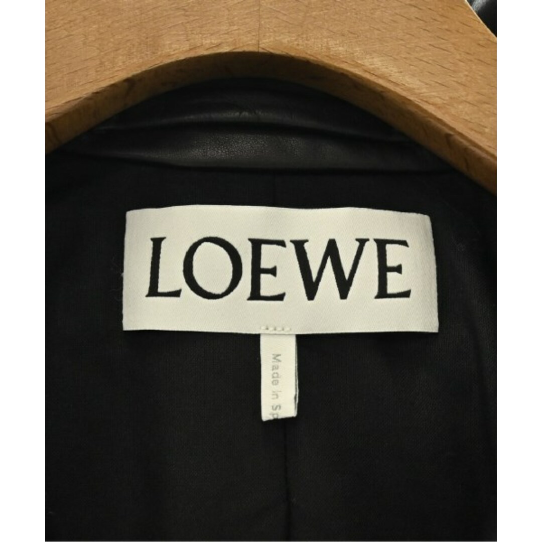 LOEWE - LOEWE ロエベ ライダース 46(M位) 黒 【古着】【中古 LOEWE - LOEWE ロエベ ライダース 46(M位) 黒 【古着】【中古