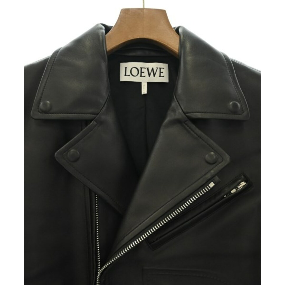 LOEWE - LOEWE ロエベ ライダース 46(M位) 黒 【古着】【中古 LOEWE - LOEWE ロエベ ライダース 46(M位) 黒 【古着】【中古