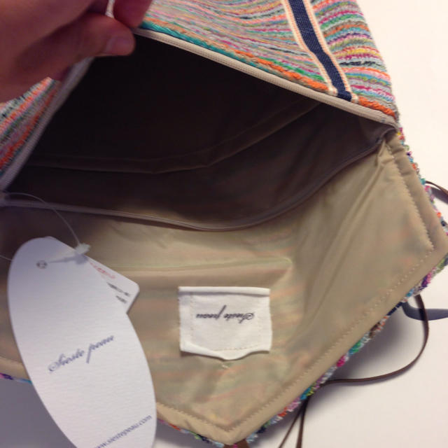 Ron Herman(ロンハーマン)のRh☆再出品シエスタポークラッチLサイズ レディースのバッグ(クラッチバッグ)の商品写真