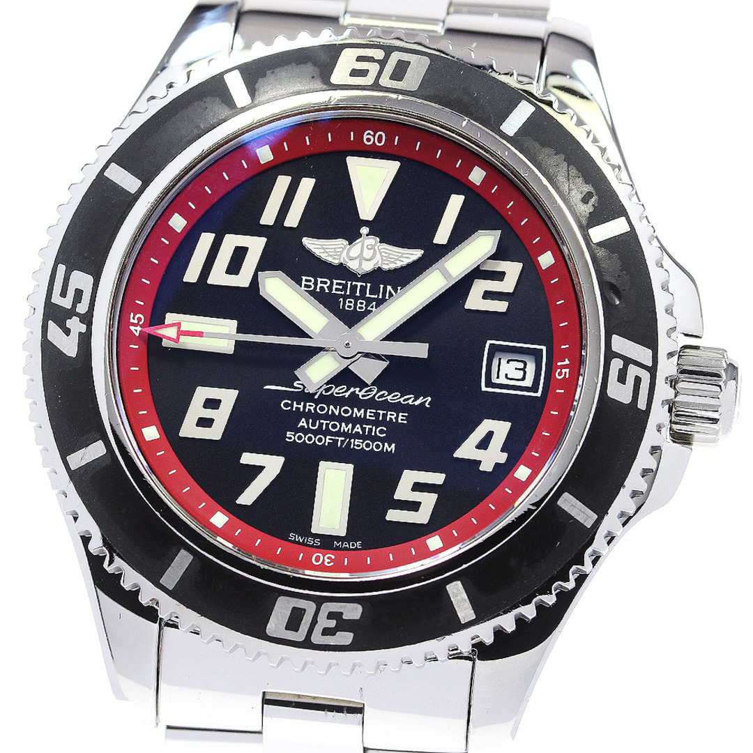 BREITLING - ブライトリング BREITLING A17364 スーパーオーシャン 42 デイト 自動巻き メンズ _795395