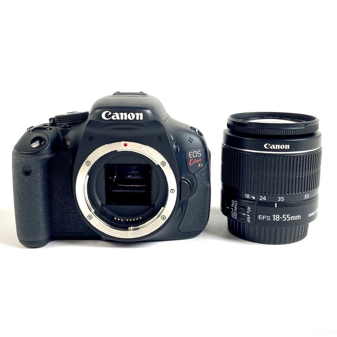 キヤノン EOS Kiss X5 EF-S 18-55 IS II レンズキット ［ジャンク品］ 中古