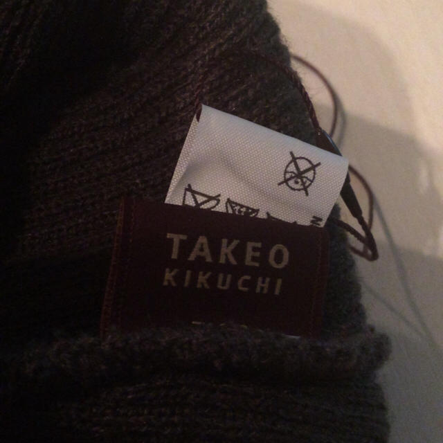 TAKEO KIKUCHI(タケオキクチ)の新品未使用♡TAKEO KIKUCHI ニット帽 メンズの帽子(ニット帽/ビーニー)の商品写真