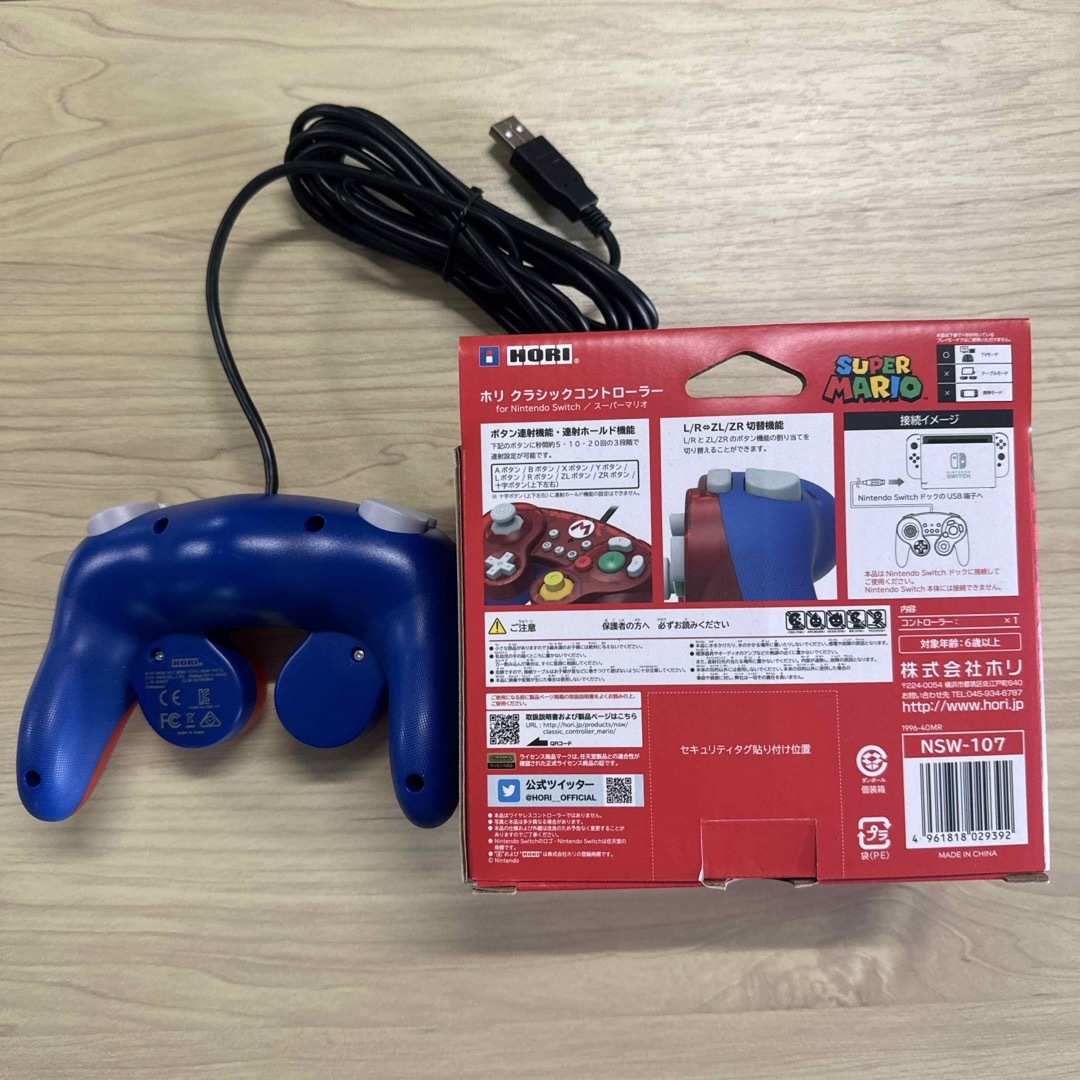 任天堂 - ホリ クラシックコントローラー スーパーマリオ Switch 任天堂 - ホリ クラシックコントローラー スーパーマリオ Switch