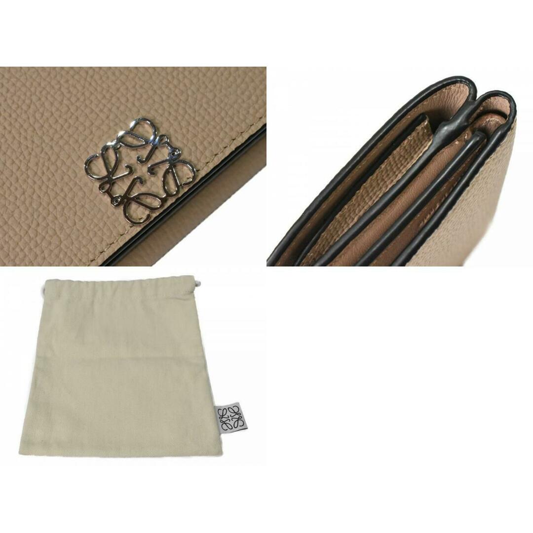LOEWE - 【中古品】LOEWE トライフォールド ウォレット ベージュ LOEWE - 【中古品】LOEWE トライフォールド ウォレット ベージュ