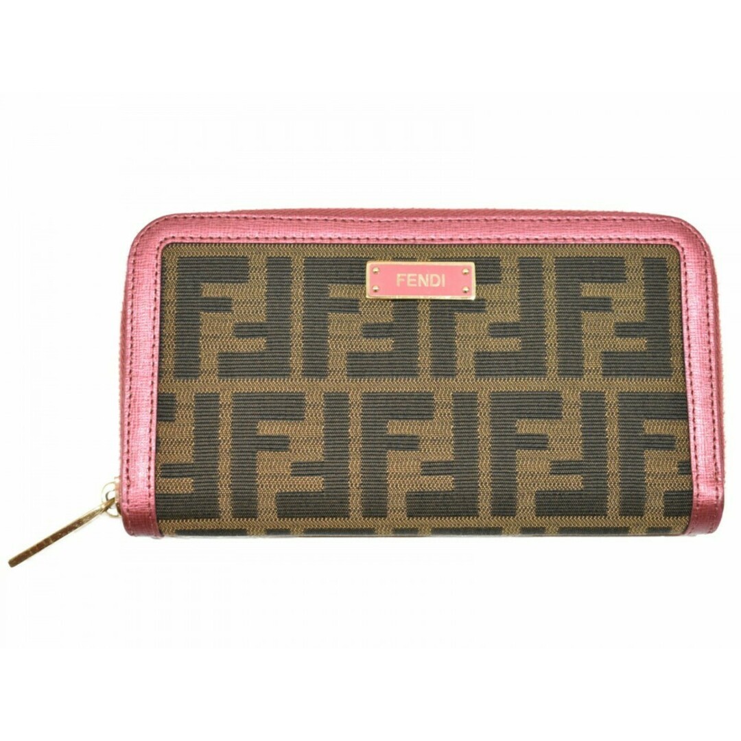 箱・布袋あり】FENDI フェンディ ラウンドファスナー長財布 箱・布袋あり】FENDI フェンディ ラウンドファスナー長財布