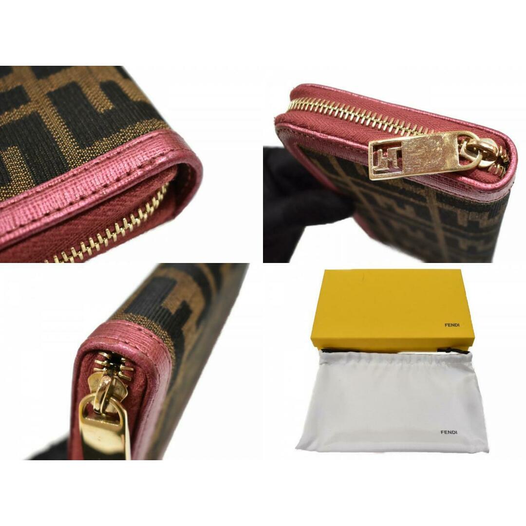 箱・布袋あり】FENDI フェンディ ラウンドファスナー長財布 箱・布袋あり】FENDI フェンディ ラウンドファスナー長財布