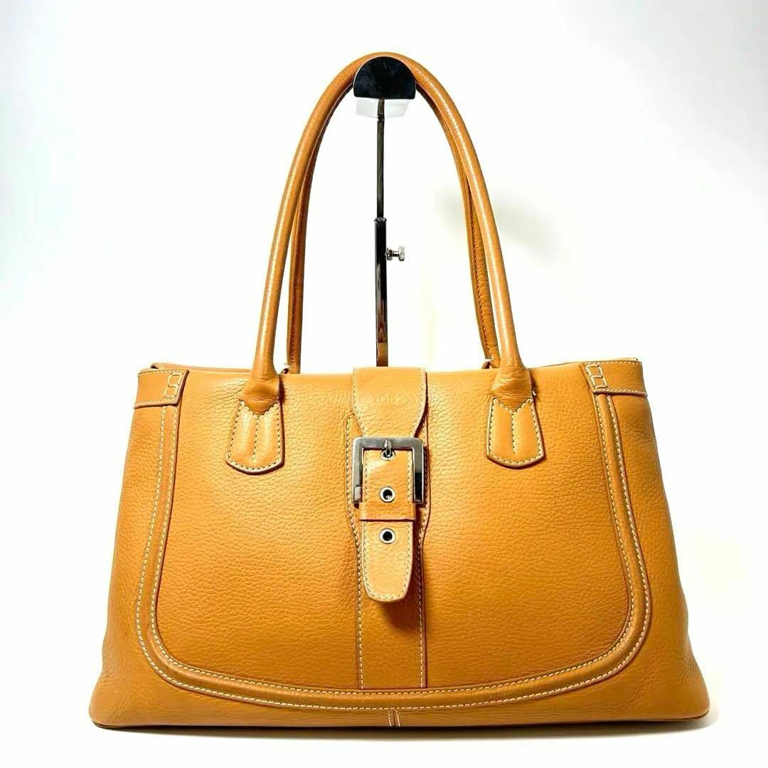 トッズ TOD'S ハンドバッグ ショルダーバッグ キャメル レザー トッズ TOD'S ハンドバッグ ショルダーバッグ キャメル レザー
