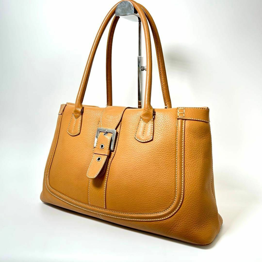トッズ TOD'S ハンドバッグ ショルダーバッグ キャメル レザー トッズ TOD'S ハンドバッグ ショルダーバッグ キャメル レザー