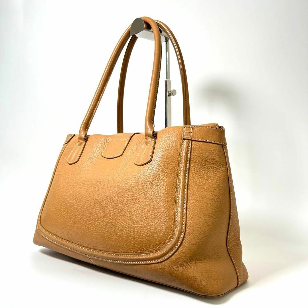 トッズ TOD'S ハンドバッグ ショルダーバッグ キャメル レザー トッズ TOD'S ハンドバッグ ショルダーバッグ キャメル レザー
