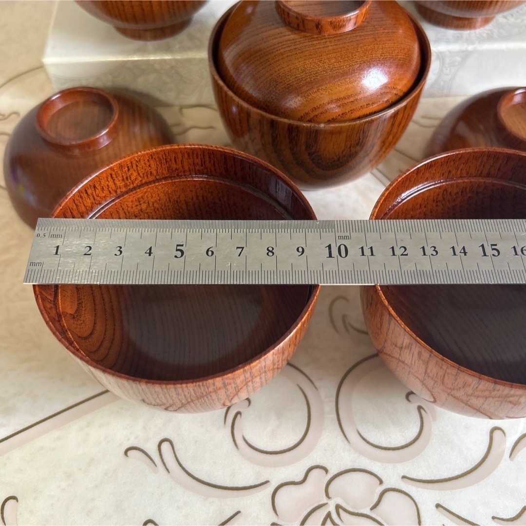木製 高級漆器 蓋付き吸物椀揃え 5客セット 蓋付汁椀 うるし塗り 木製 高級漆器 蓋付き吸物椀揃え 5客セット 蓋付汁椀 うるし塗り