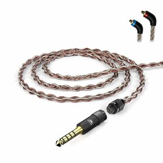 【サイズ:4.4mm】okcsc AS500 リケーブル MMCX ケーブル イ(その他)