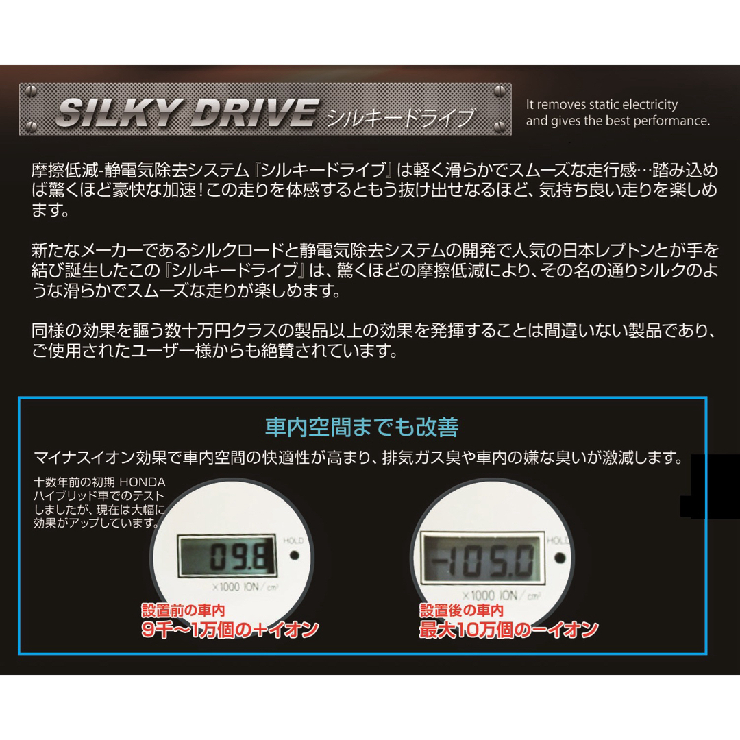 インプレモニター追加2 シルキードライブ 静電気中和 除去 検
