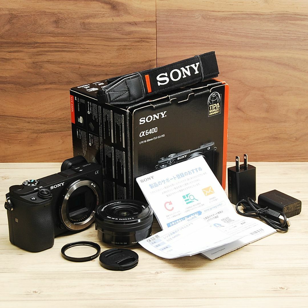 SONY - SONY α6400 ILCE-6400 レンズキット Wi-Fi 4K動画