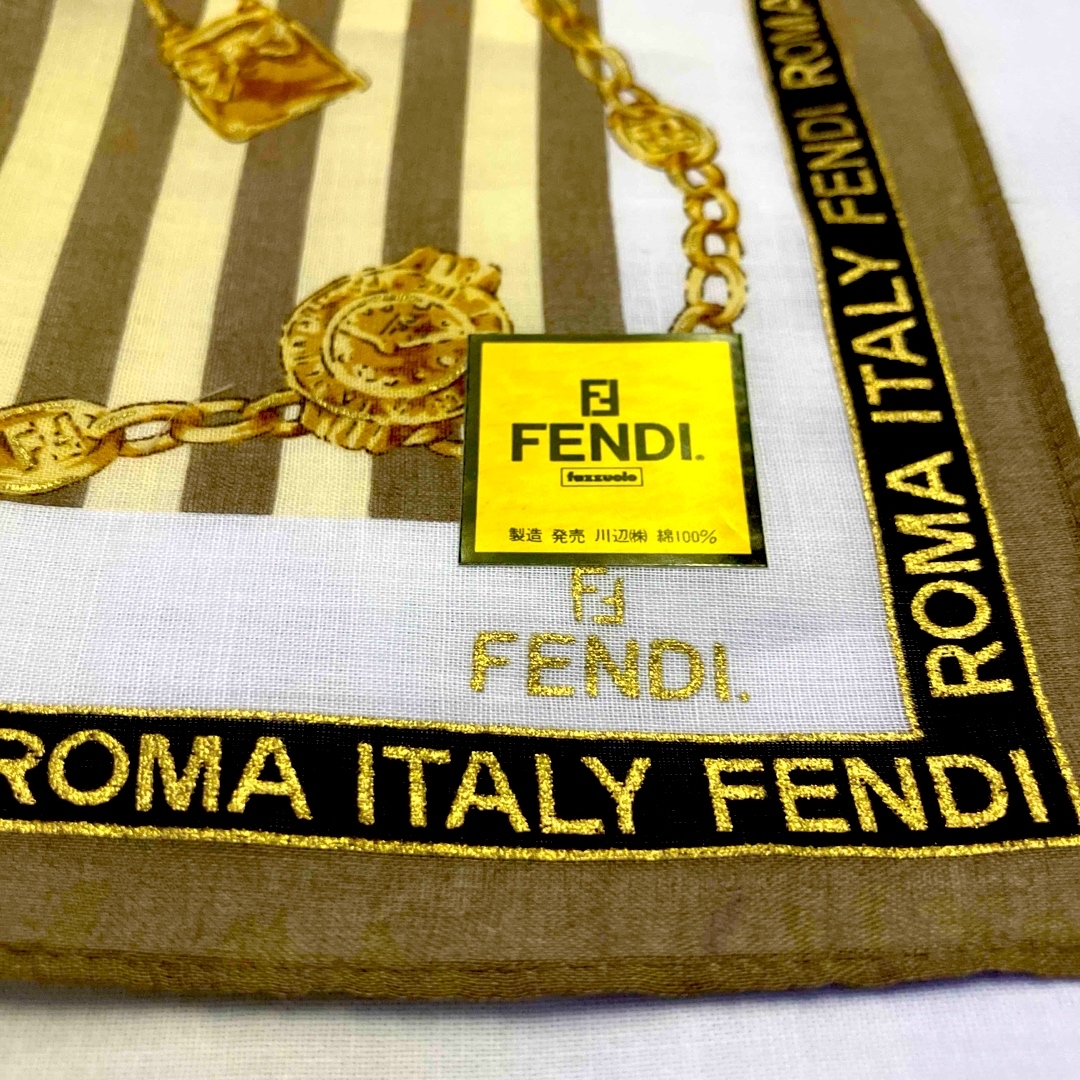 FENDI - FENDI ハンカチ2枚セット 時計 パンプス バック 香水 FENDI - FENDI ハンカチ2枚セット 時計 パンプス バック 香水