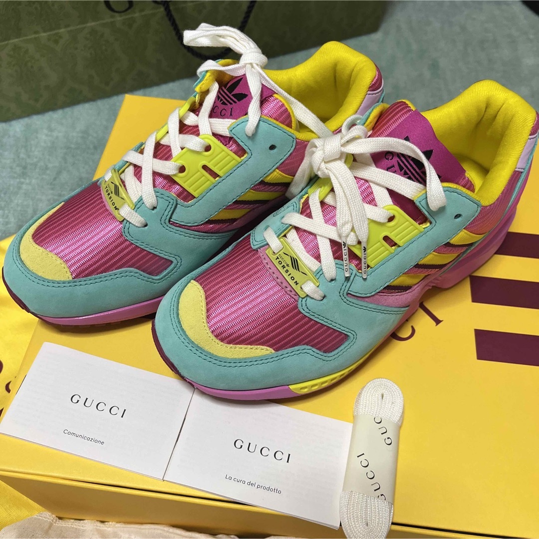 GUCCI - アディダス×グッチ コラボスニーカー3 1/2 ZX8000 GG GUCCI - アディダス×グッチ コラボスニーカー3 1/2 ZX8000 GG