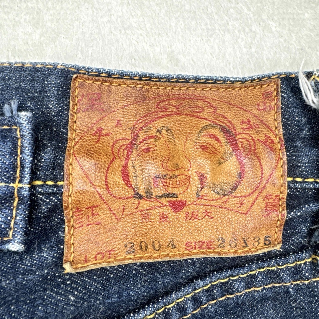 EVISU - 【美品】EVISU エヴィスジーンズ No.2 2004 26×36 EVISU - 【美品】EVISU エヴィスジーンズ No.2 2004 26×36