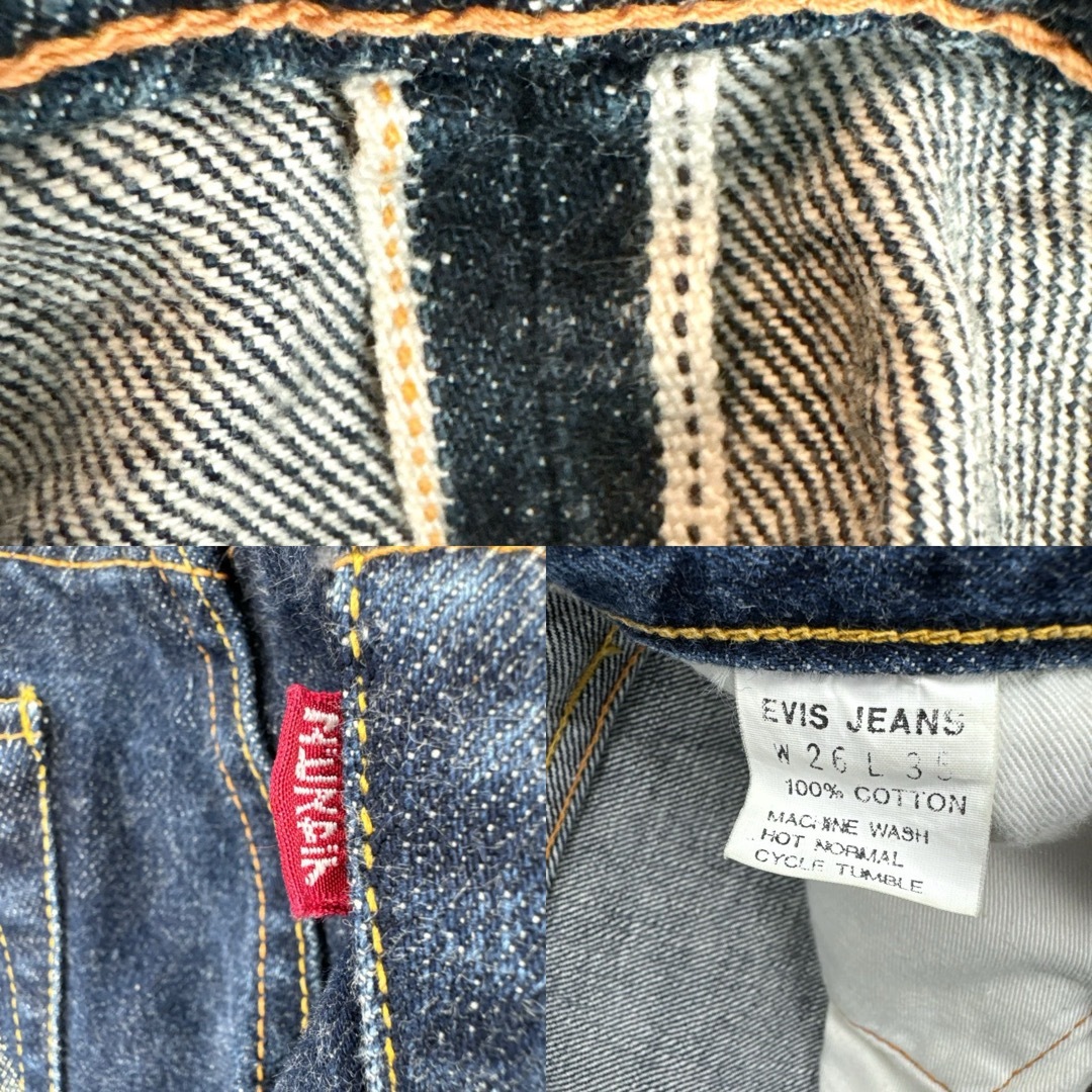 EVISU - 【美品】EVISU エヴィスジーンズ No.2 2004 26×36 EVISU - 【美品】EVISU エヴィスジーンズ No.2 2004 26×36