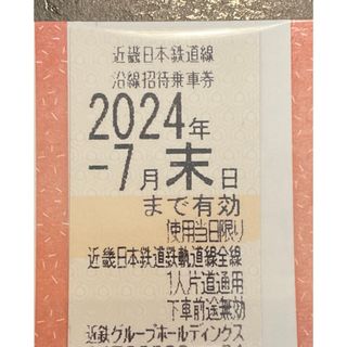 近鉄株主優待乗車券 1枚(鉄道乗車券)