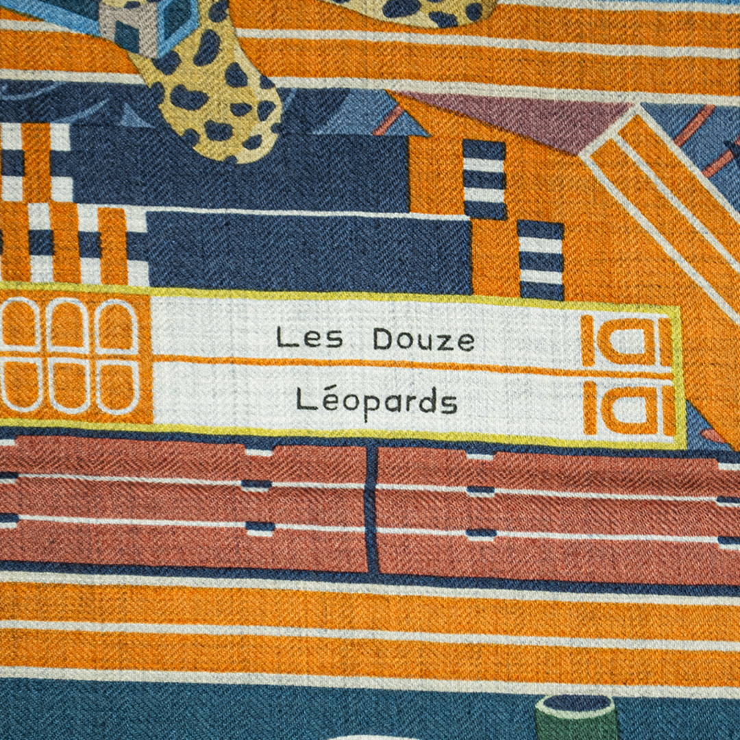 HERMES エルメス カレジェアン Les Douze Leopards 12頭の HERMES エルメス カレジェアン Les Douze Leopards 12頭の
