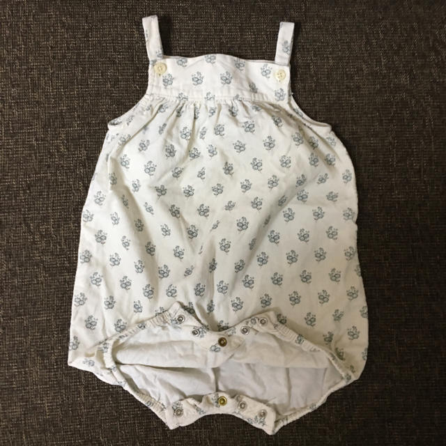 babyGAP(ベビーギャップ)の【babygap】お花柄 コーデュロイ つなぎベビーウェア ８０ キッズ/ベビー/マタニティのベビー服(~85cm)(カバーオール)の商品写真