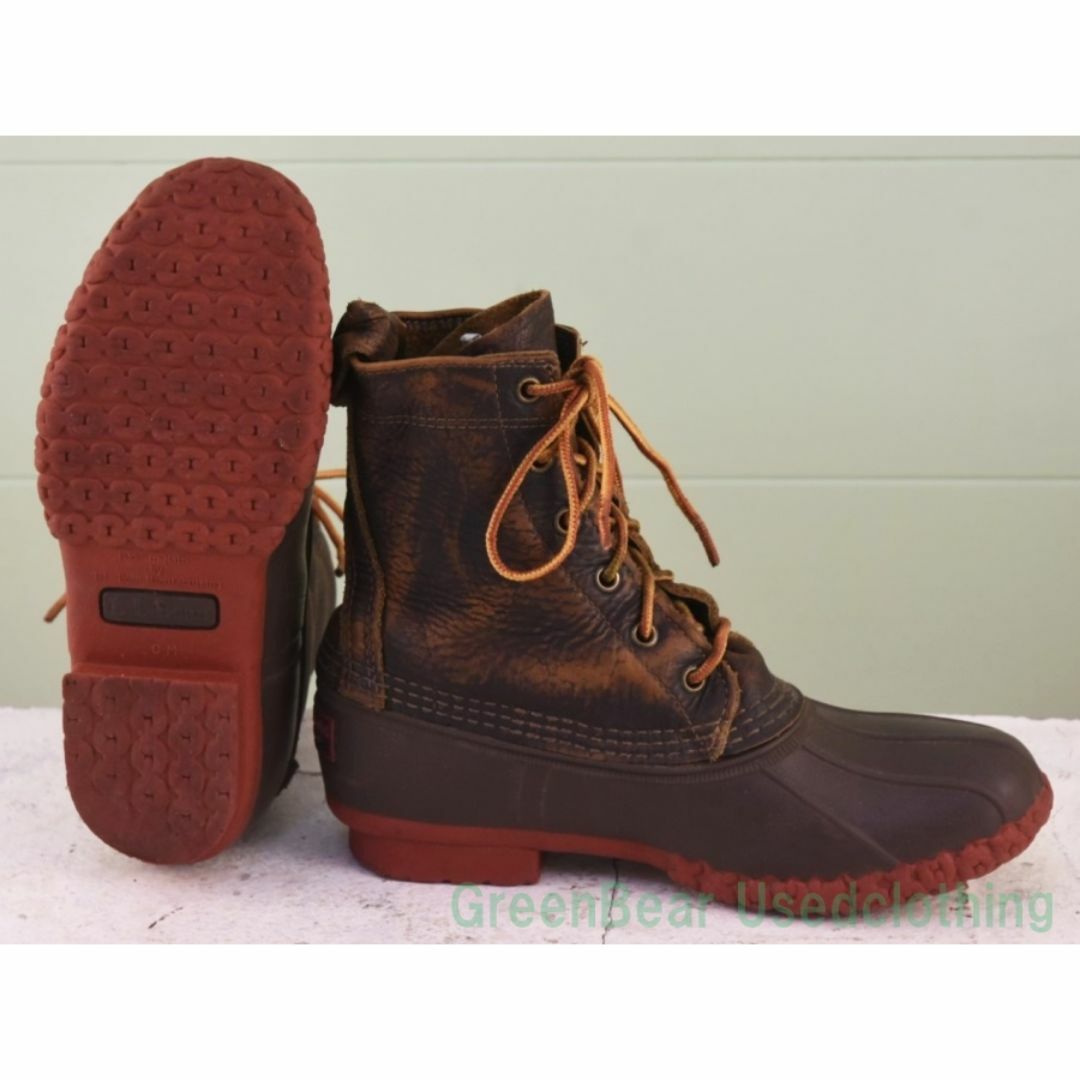 話題の人気 L.L.Bean ブラウン 茶 良い味 ビーンブーツ L.L.ビーン USA製 - 女性用