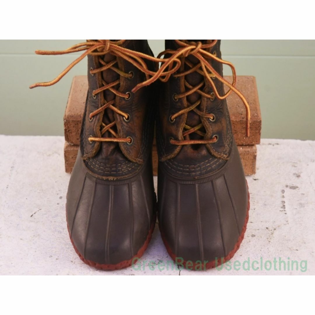 人気 L.L.ビーン USA製 - L.L.Bean ビーンブーツ ブラウン 茶 良い味 女性用