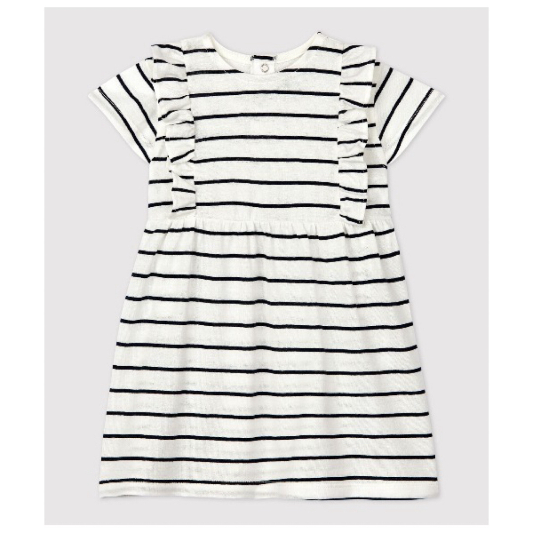 PETIT BATEAU - プチバトー マリニエール半袖ワンピース PETIT BATEAU - プチバトー マリニエール半袖ワンピース