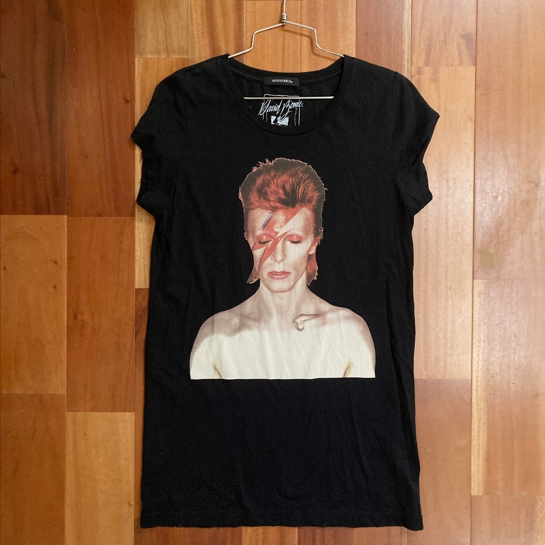 HYSTERICS - HYSTERICS　David Bowie Tシャツ
