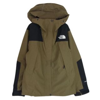 ザノースフェイス(THE NORTH FACE)のTHE NORTH FACE ノースフェイス NPW61800 MOUNTAIN JACKET マウンテン ジャケット GORE-TEX ゴアテックス マウンテンパーカー レディース カーキ系 XL【中古】(その他)