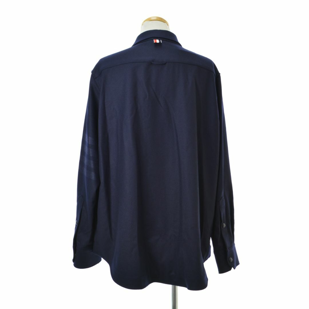THOM BROWNE - 【THOMBROWNE】RWBストライプ フロントスナップ THOM BROWNE - 【THOMBROWNE】RWBストライプ フロントスナップ