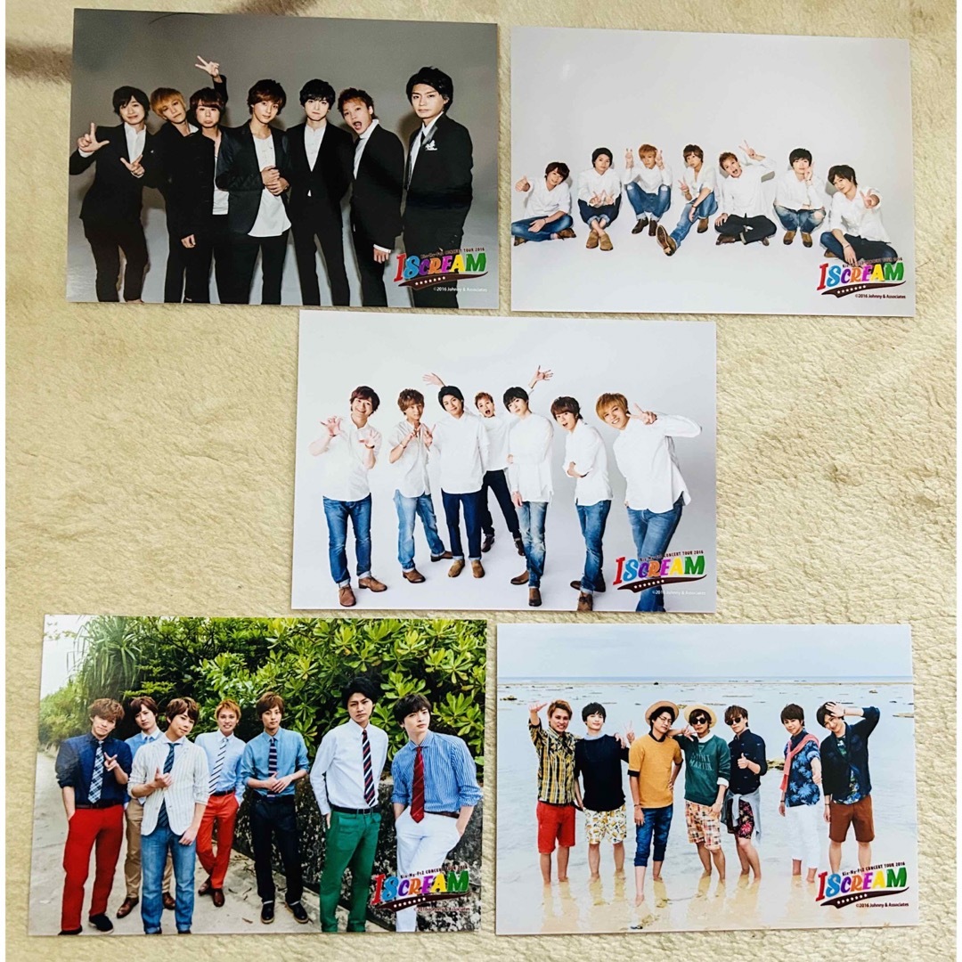 Kis-My-Ft2(キスマイフットツー)のKis-My-Ft2 キスマイ ISCREAM フォトセ 集合 チケットの音楽(男性アイドル)の商品写真