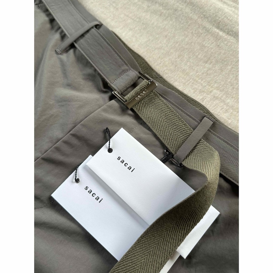 sacai - 3新品 sacai メンズ スラックス テーパード パンツ sacai - 3新品 sacai メンズ スラックス テーパード パンツ