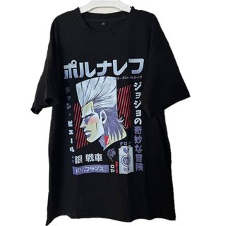 黒半袖Tシャツ　ポルナレフ　Jr kids 160〜170 大人Mサイズ(Tシャツ/カットソー)