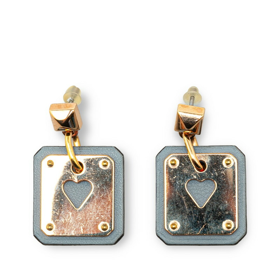 HERMES - 美品 エルメス アスドゥクールPM ハート ピアス メッキ HERMES - 美品 エルメス アスドゥクールPM ハート ピアス メッキ