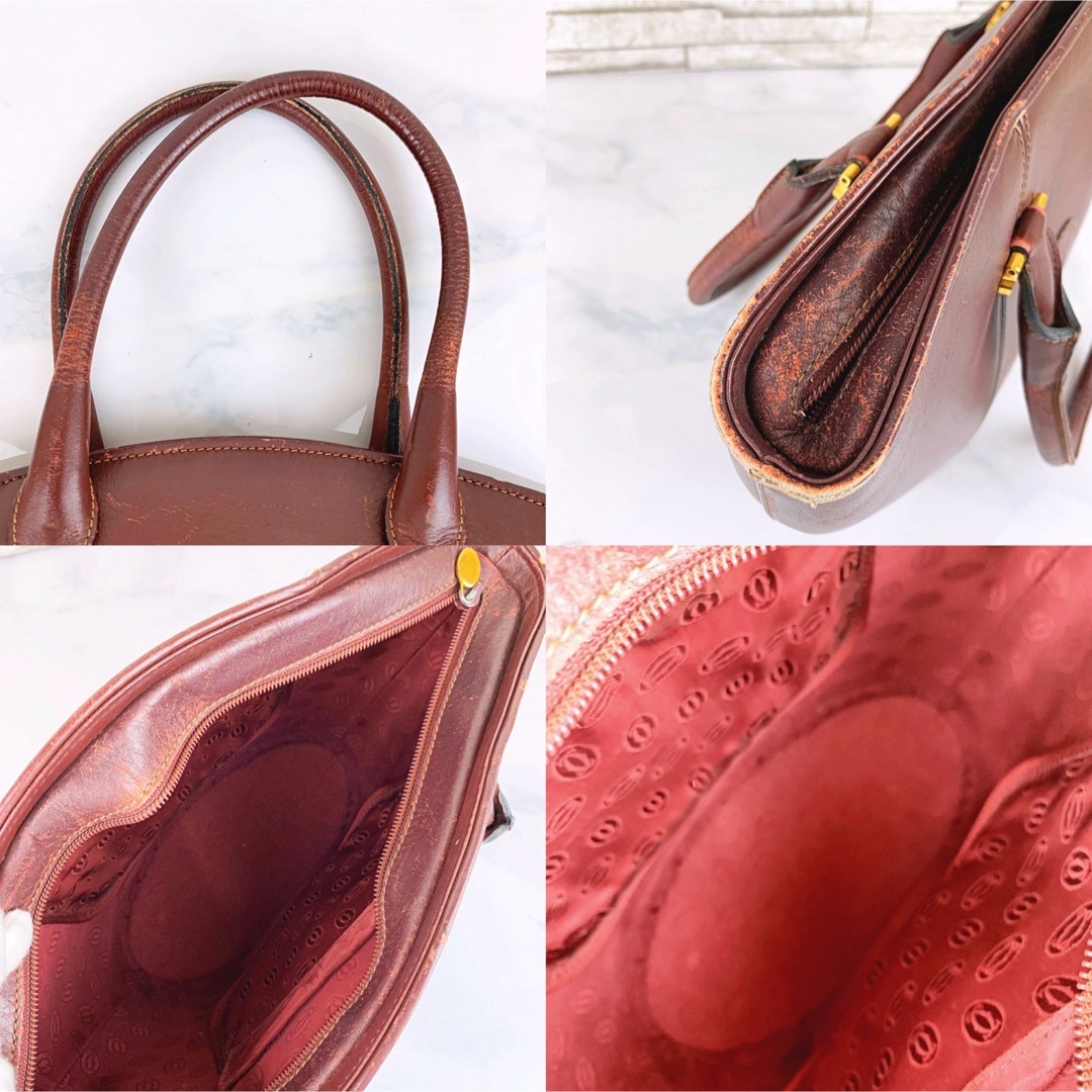 Cartier - 【限定品/レア】Cartie ハンドバッグ マストライン Cartier - 【限定品/レア】Cartie ハンドバッグ マストライン