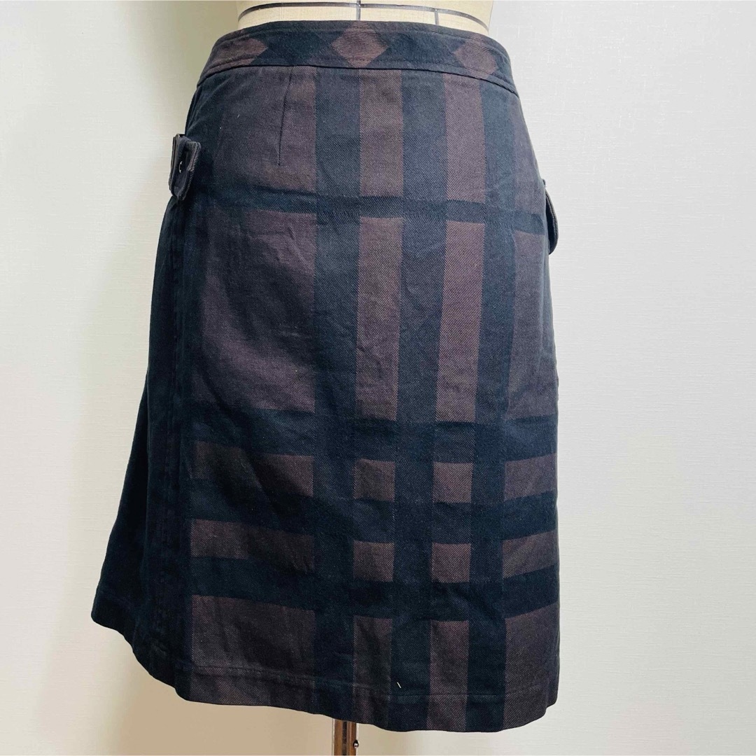 BURBERRY - バーバリー チェックスカート◎タイトフレアスカート BURBERRY - バーバリー チェックスカート◎タイトフレアスカート
