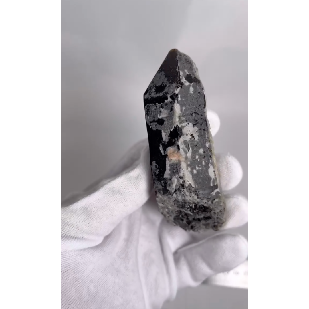 モリオン原石 黒水晶 チベット産 母岩 パワーストーン 天然石