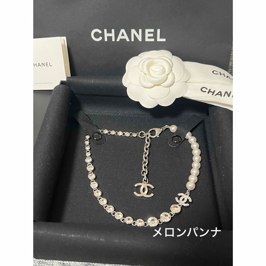 CHANEL - 新品 CHANEL 24V ネックレス パール シルバーの通販 by CHANEL - 新品 CHANEL 24V ネックレス パール シルバーの通販 by