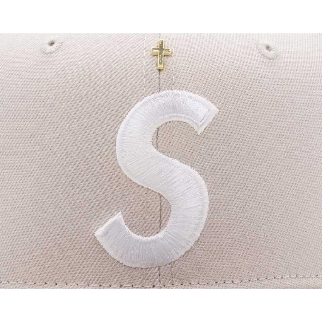 Supreme Gold Cross S Logo New Era (SS24) - $54
