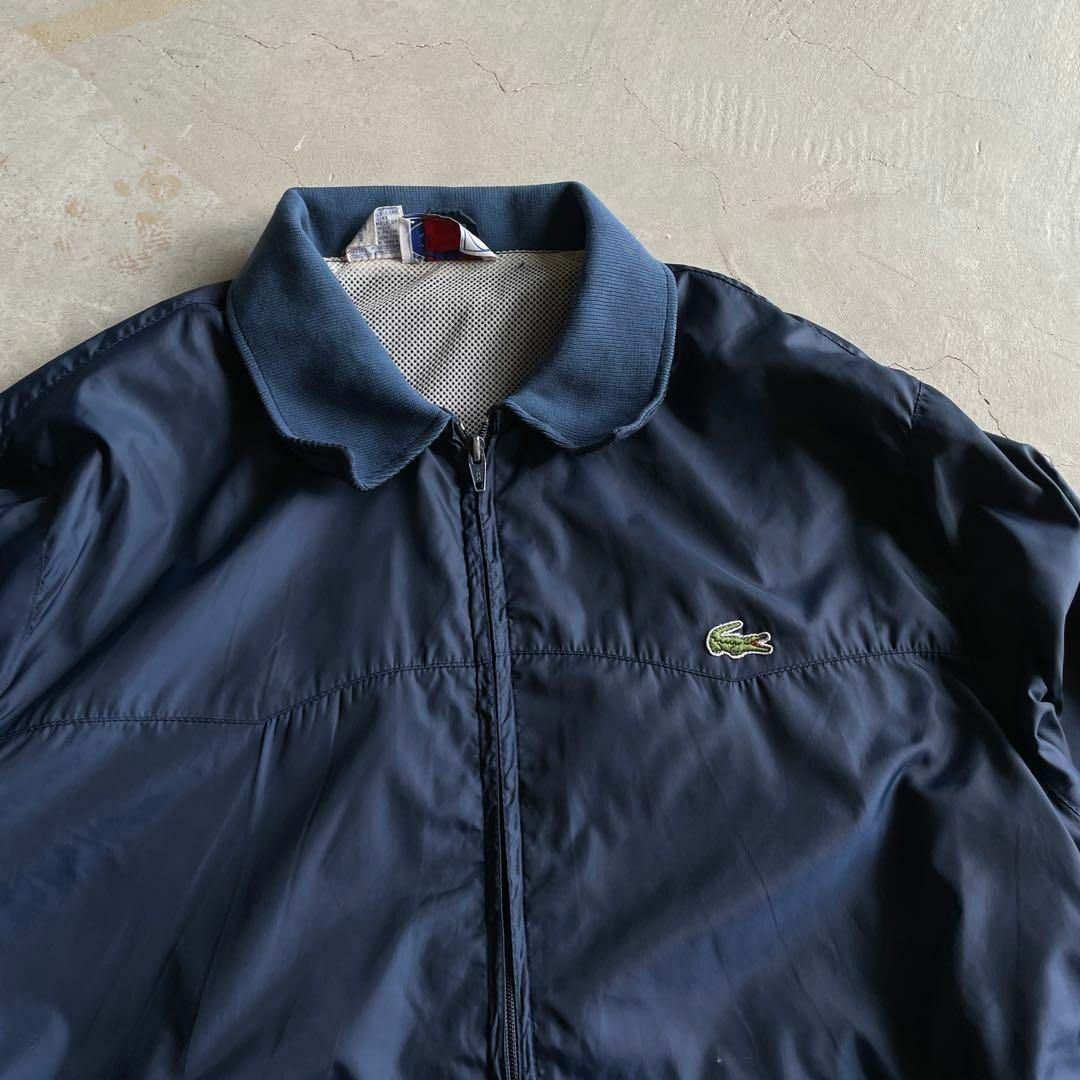 オーバーサイズ、ワンポイント刺繍ロゴ】LACOSTEナイロン オーバーサイズ、ワンポイント刺繍ロゴ】LACOSTEナイロン