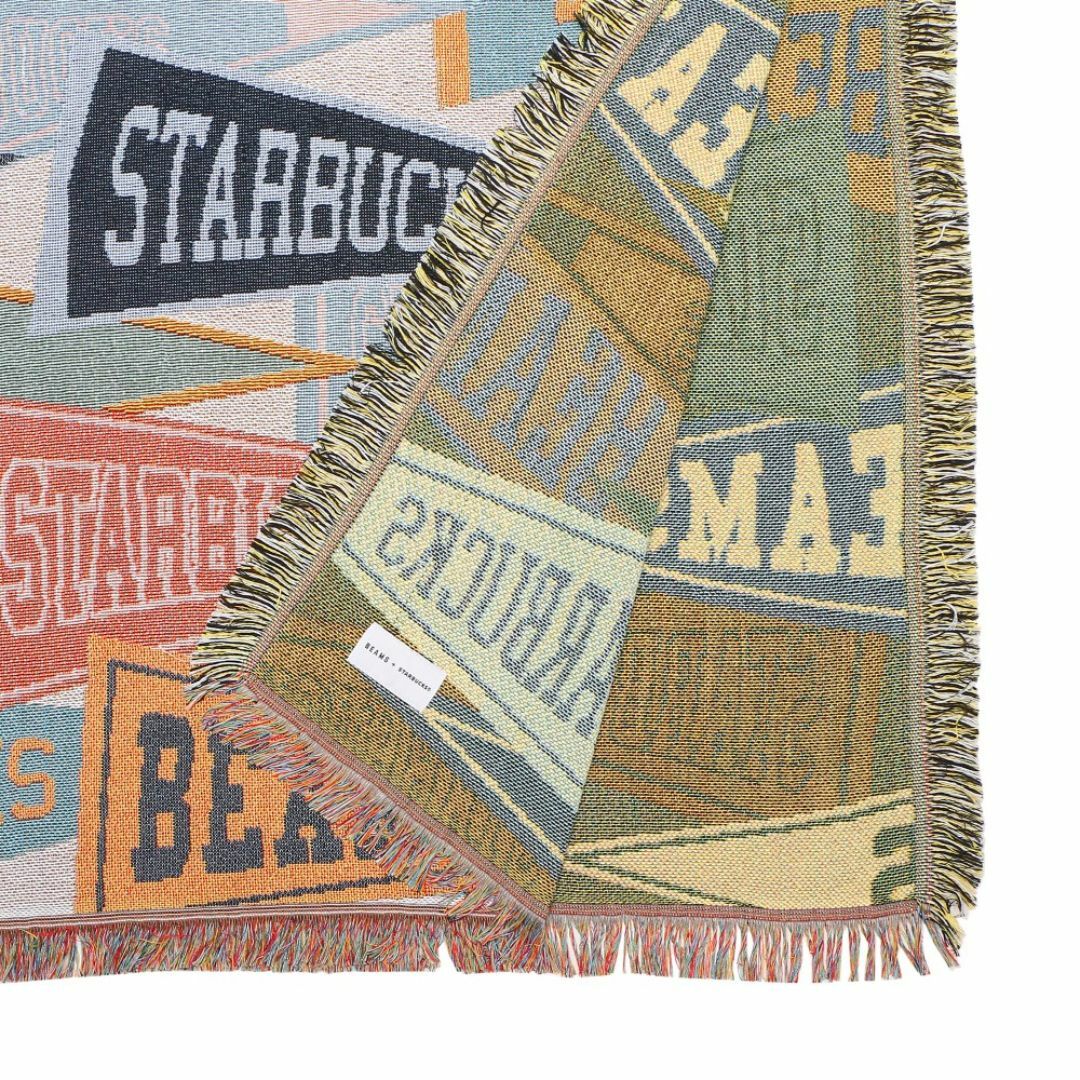 Starbucks - BEAMS STARBUCKS スローケット ベージュ 新品の通販 Starbucks - BEAMS STARBUCKS スローケット ベージュ 新品の通販