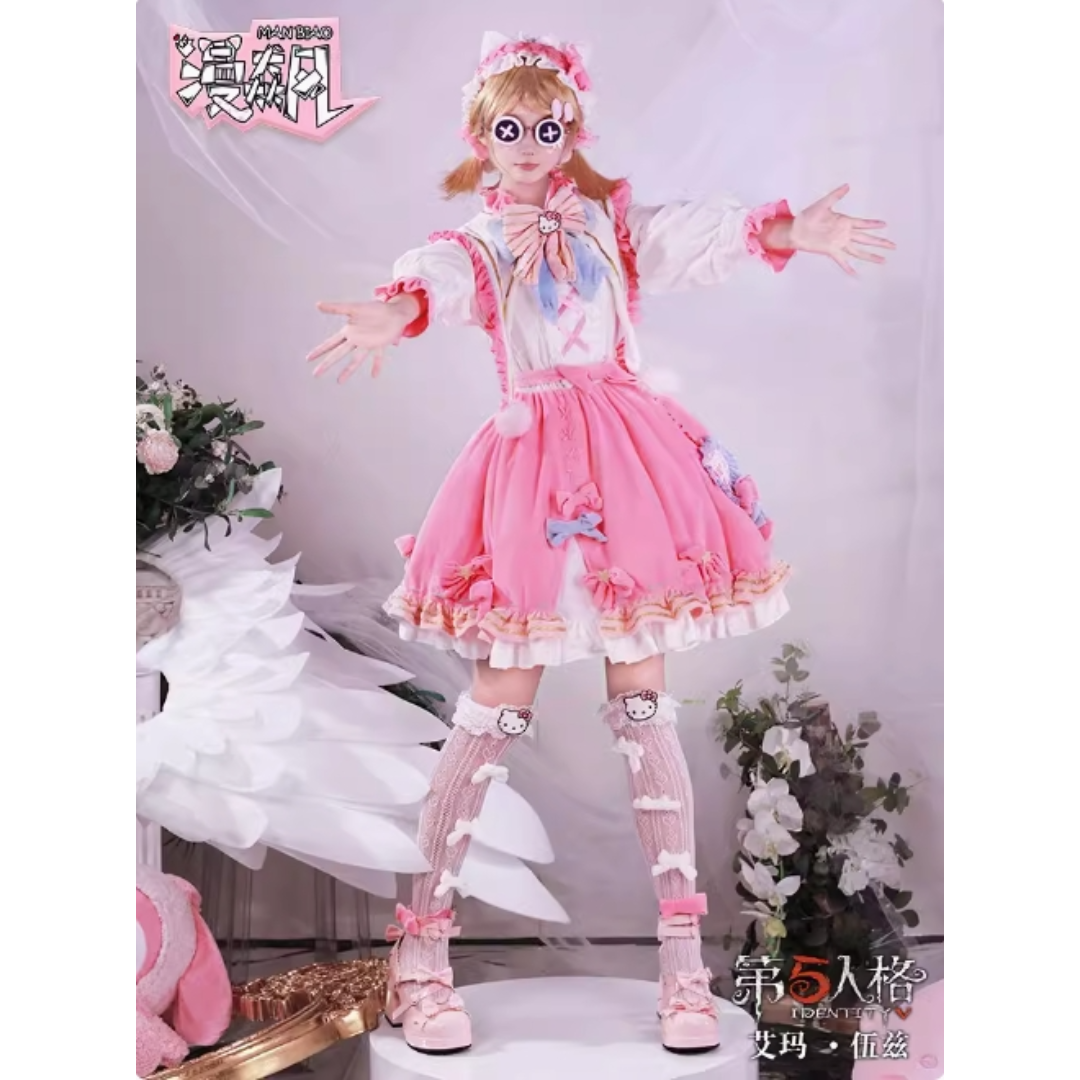 漫飆　第五人格　サンリオコラボ　庭師　エマ・ウッズ 　コスプレ衣装　L184＃