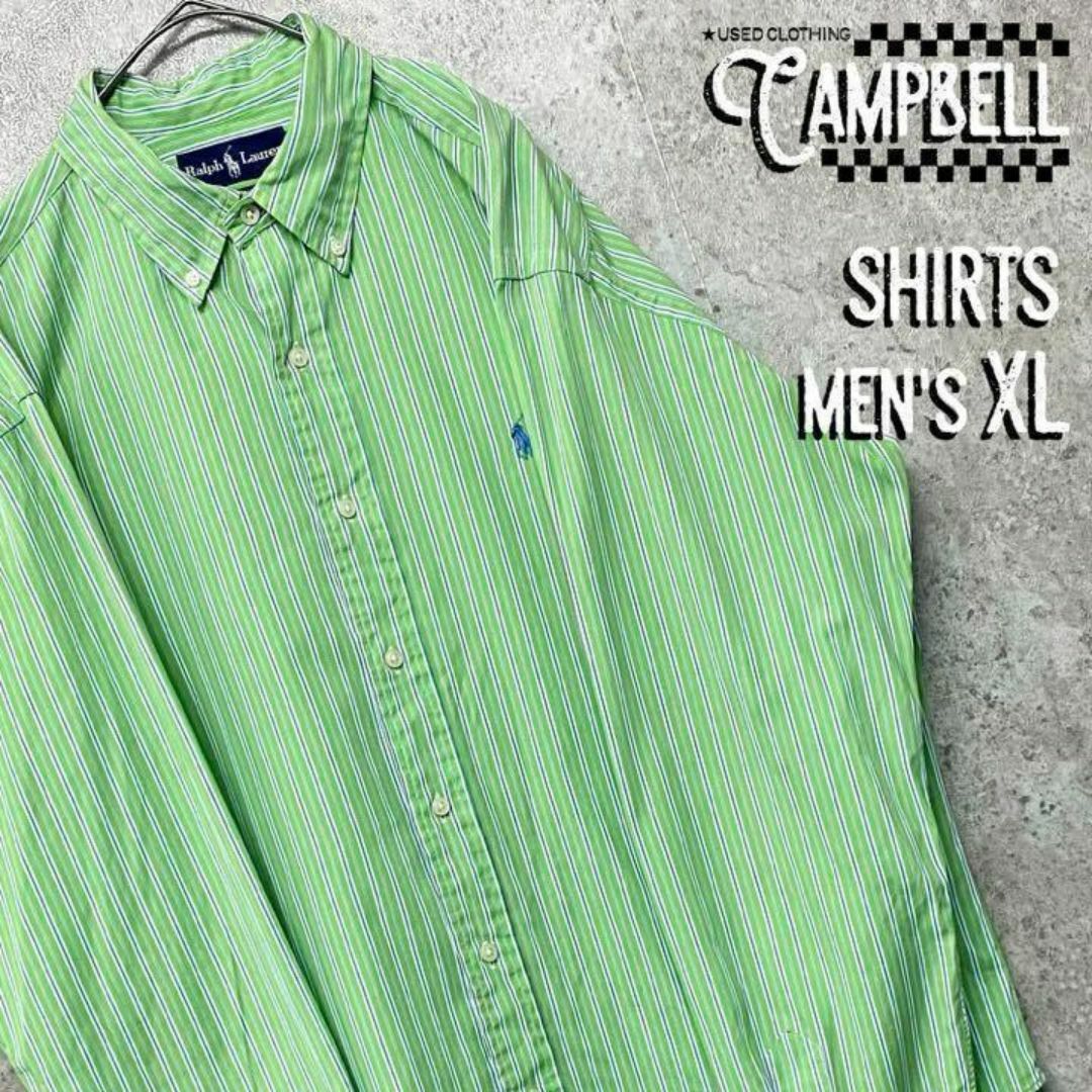 【大放出セール】 Ralph Lauren 【希少グリーン☆US輸入90s】ラルフローレン - トップス